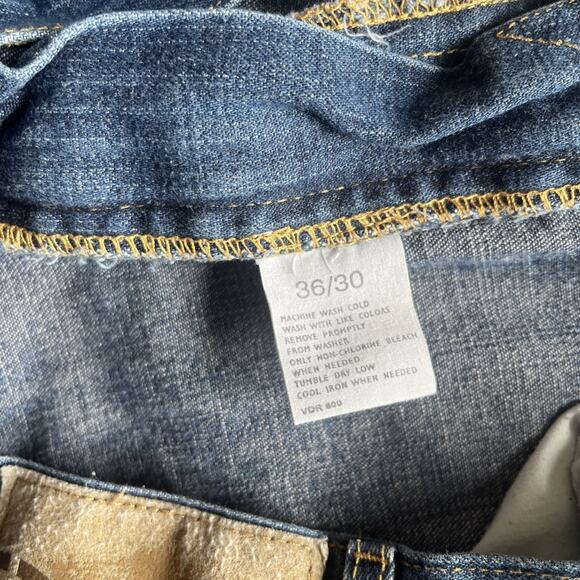 Vintage Nautica Jeans Mens 36x30 Blue Denim Straight Baggy Grunge Skater Y2K - Picture 5 of 8